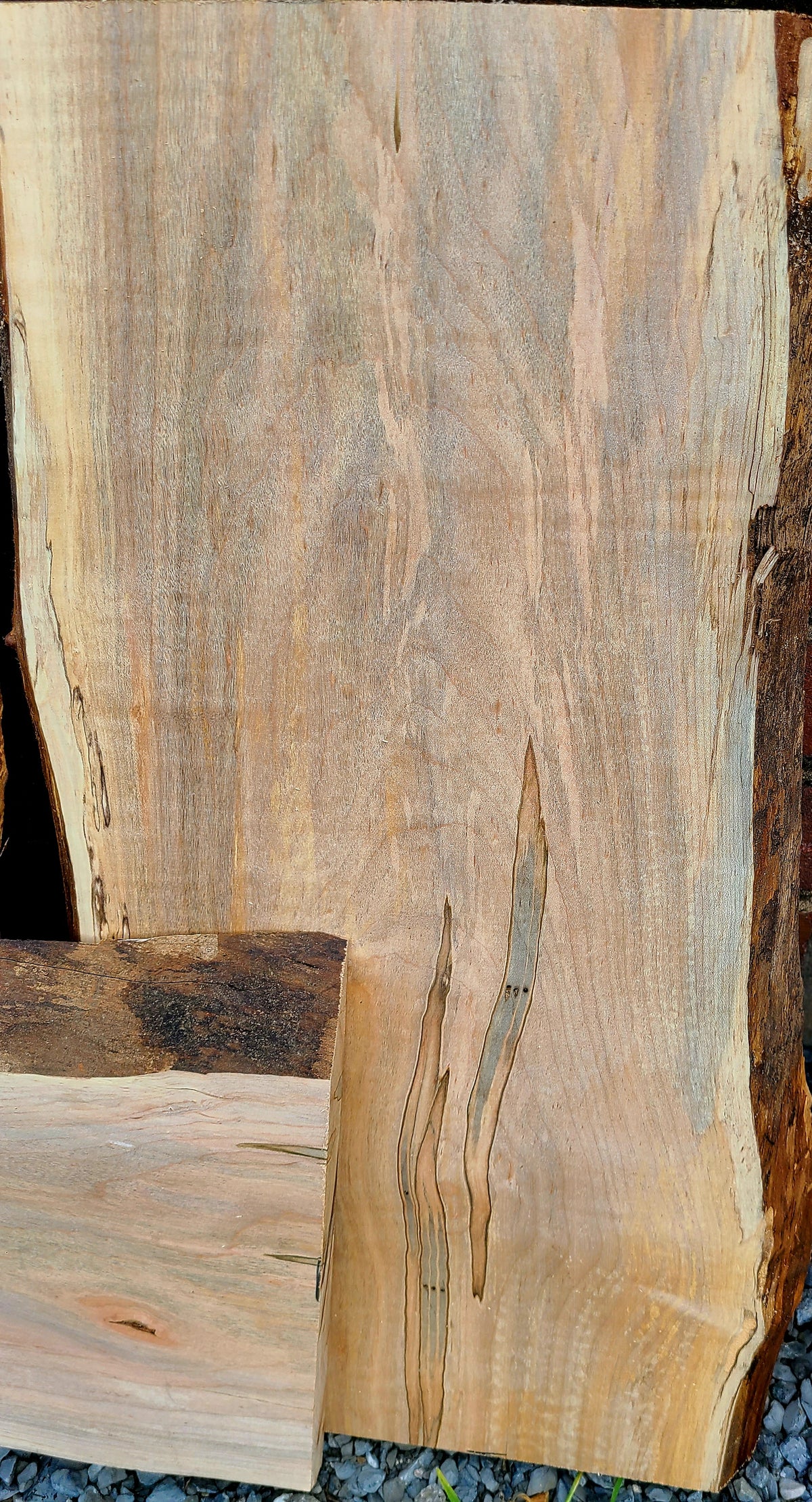 Curly Ambrosia Maple Charcuterie Board Stock, 4-Piece Box, view 4