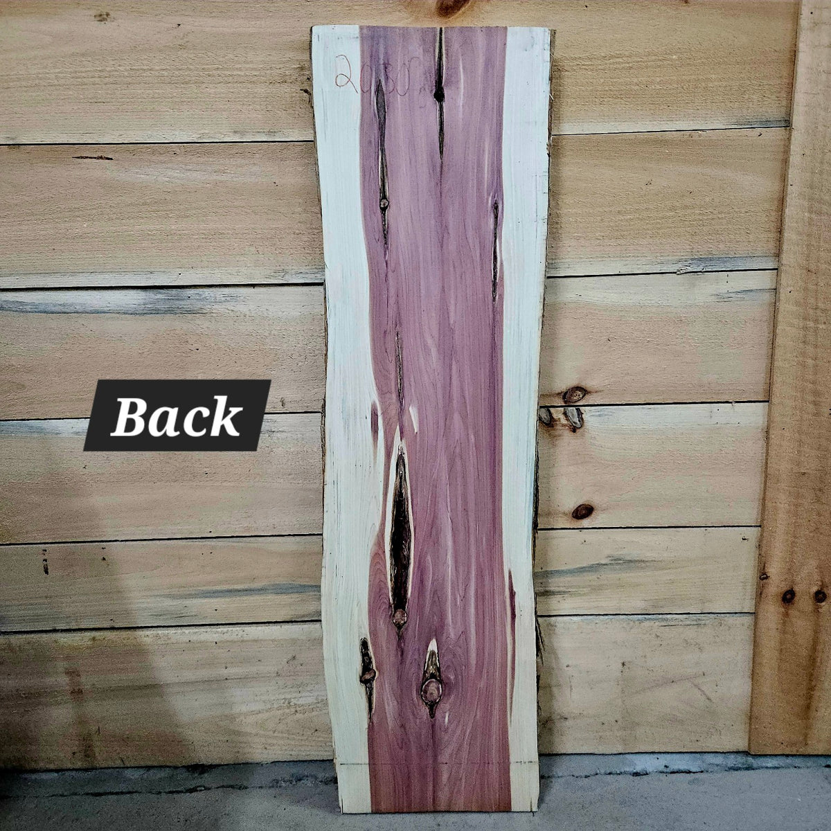 Cedar slab #2030 back