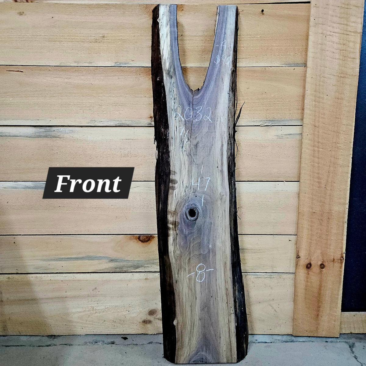 Walnut slab #2032 front