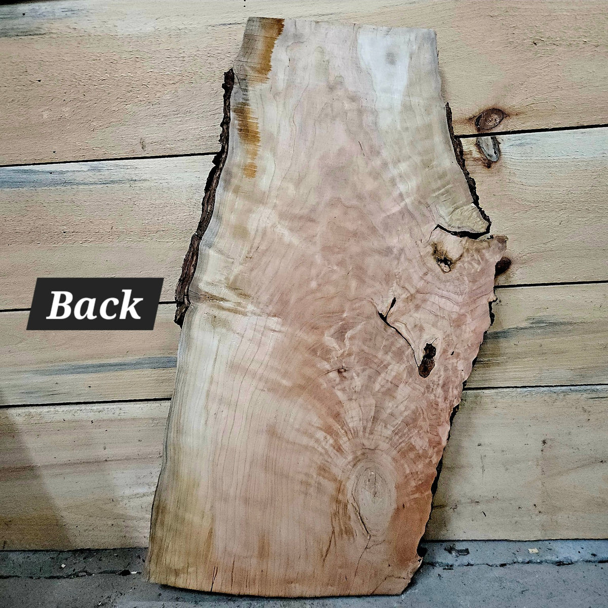 Curly cherry slab 2056-1 back