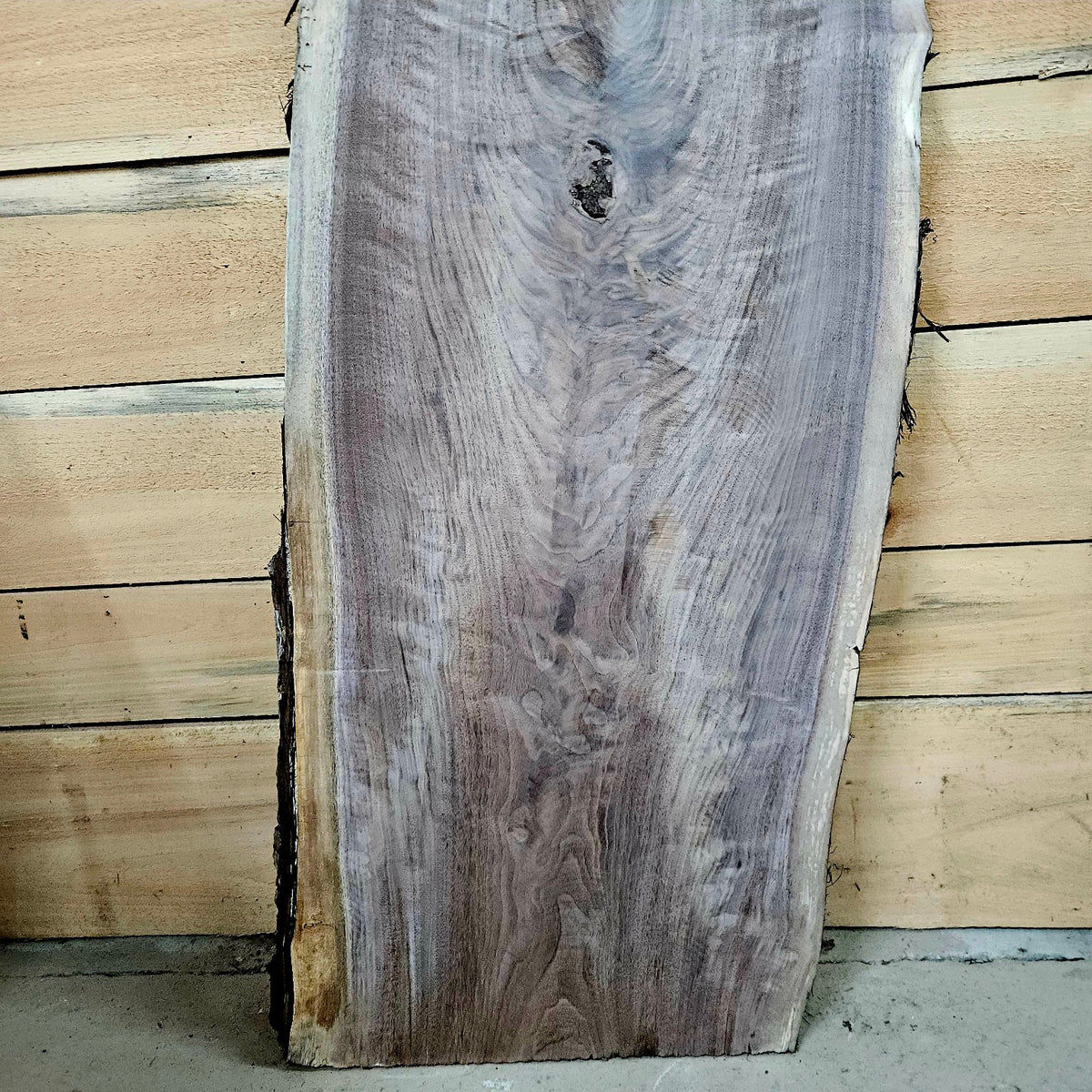 2068 walnut live edge slab back detail