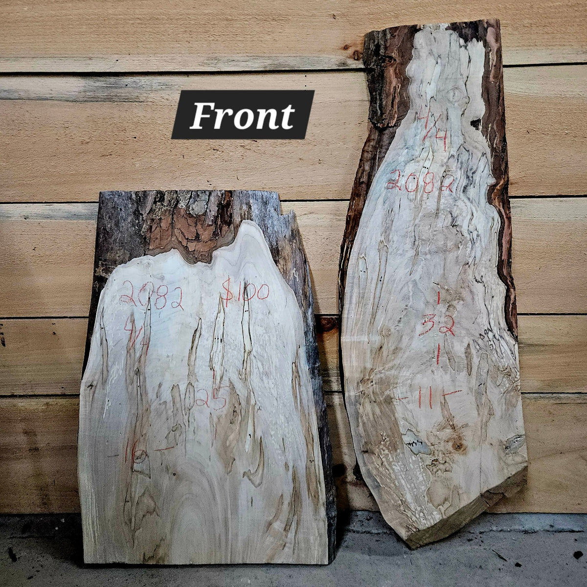 Curly ambrosia maple DIY bundle 2082 front