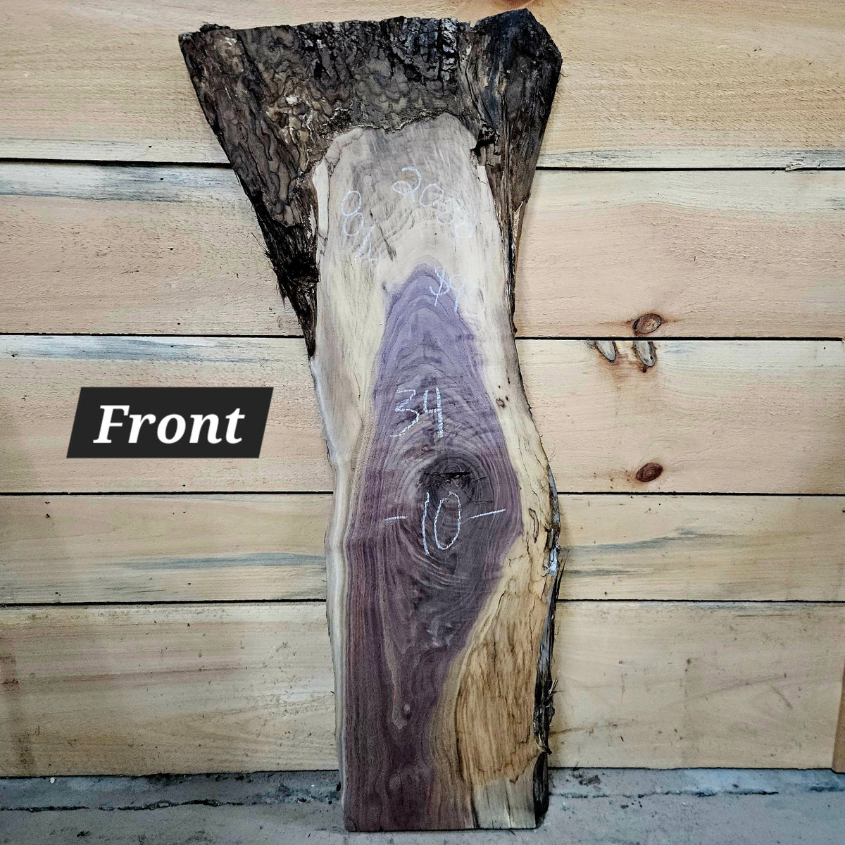 Walnut slab 2088 front