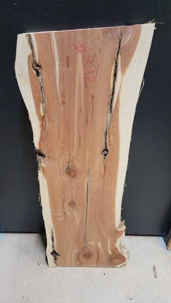 892 Cedar live edge slab – Black Forest Sawmill