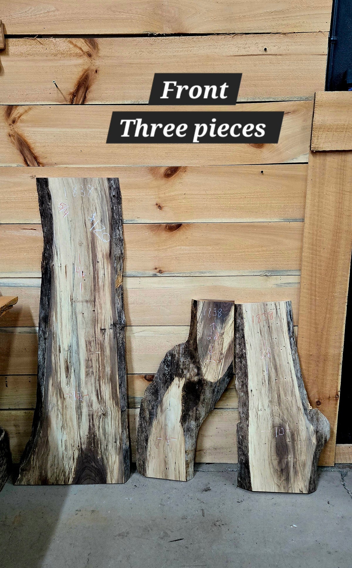 1838 Walnut 3-Piece DIY Wood Bundle, view 1