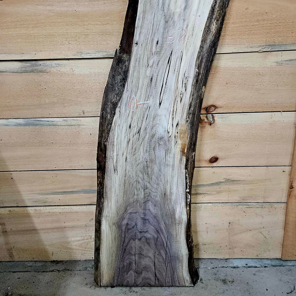 2011 Walnut Live Edge Slab – 52" × 10" × 7/4"