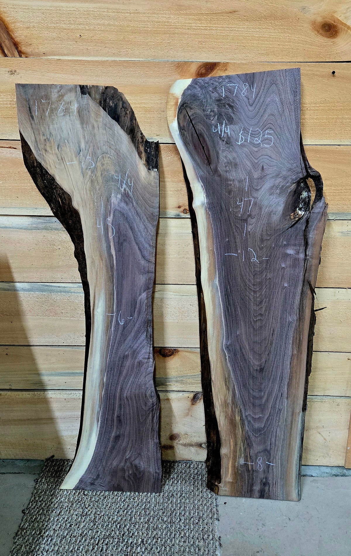 1784 Walnut 2-Piece DIY Wood Bundle, view 1