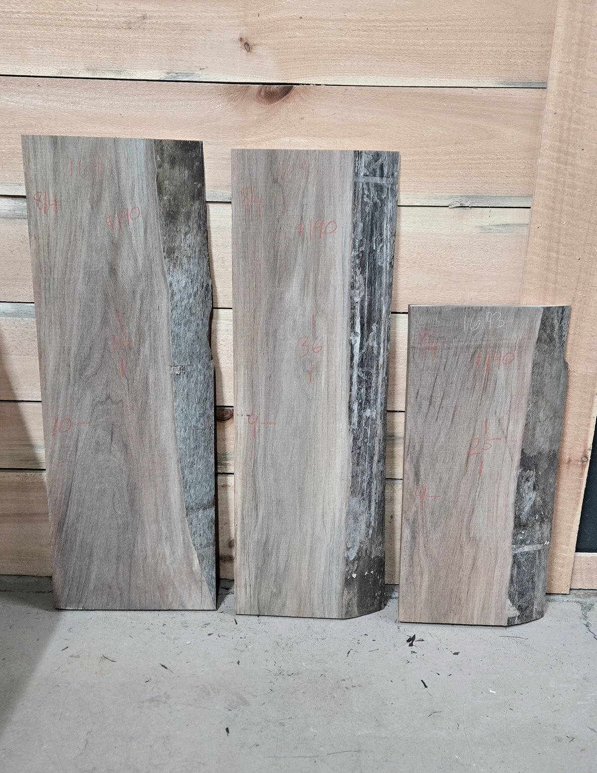 1693 Walnut 3-Piece DIY Wood Bundle, view 1