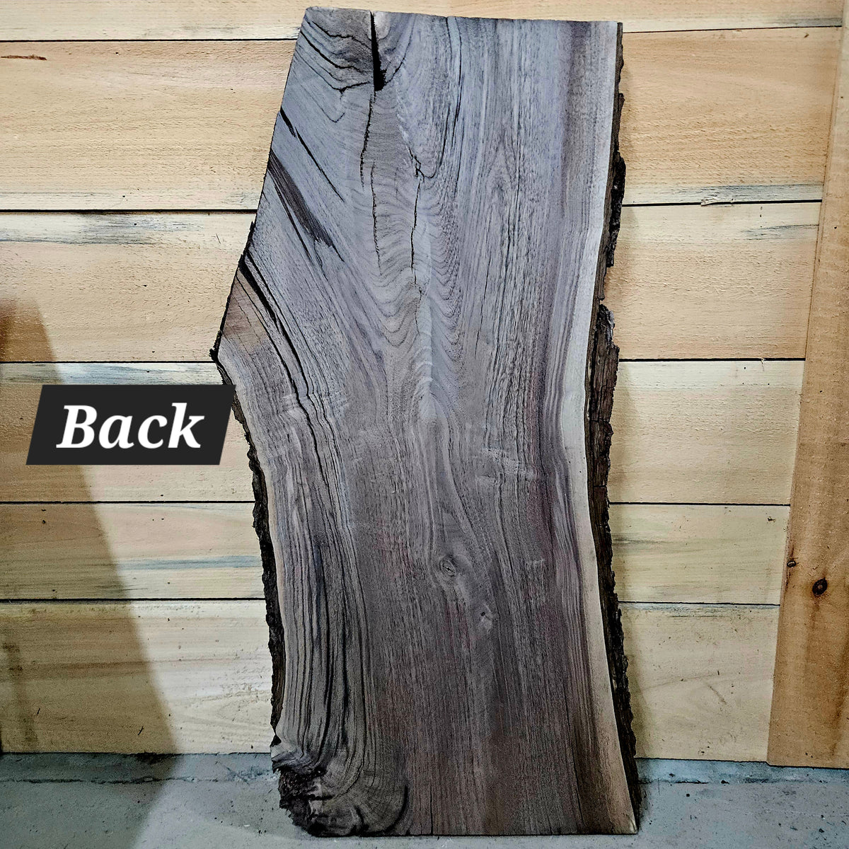 1951 Walnut Live Edge Slab – 40" × 14 - 17" × 7/4"