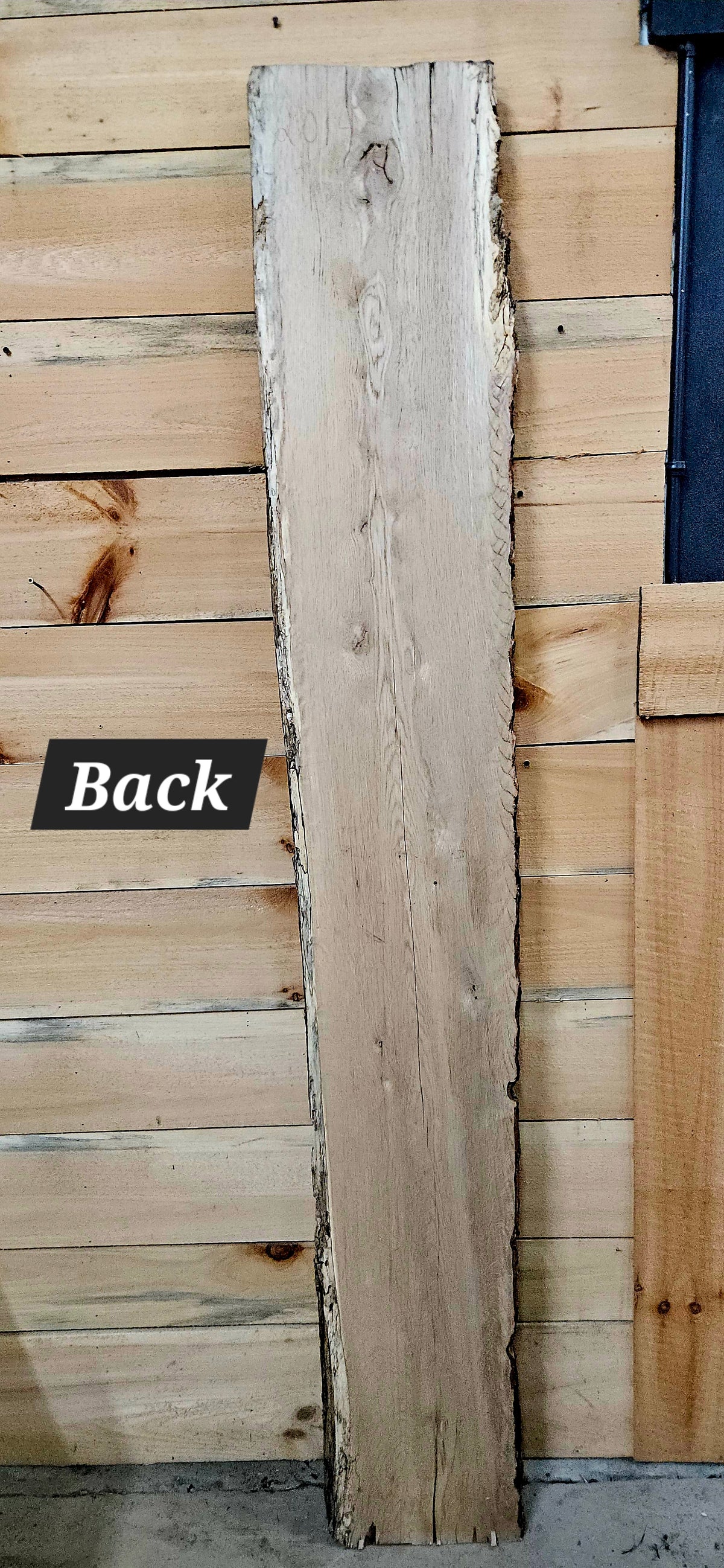 2014 White Oak Live Edge Slab – 83" × 12" × 9/4"