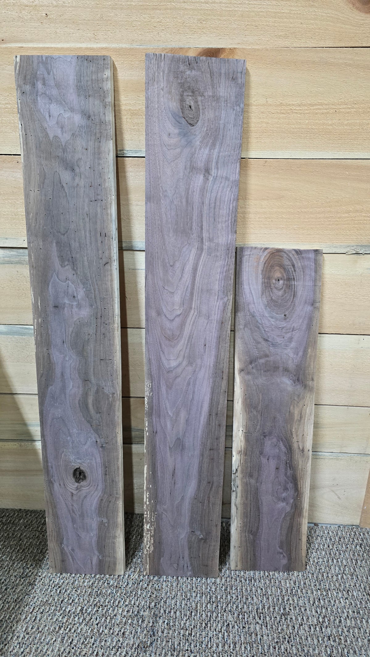 1402 Walnut 3-Piece DIY Wood Bundle, view 2