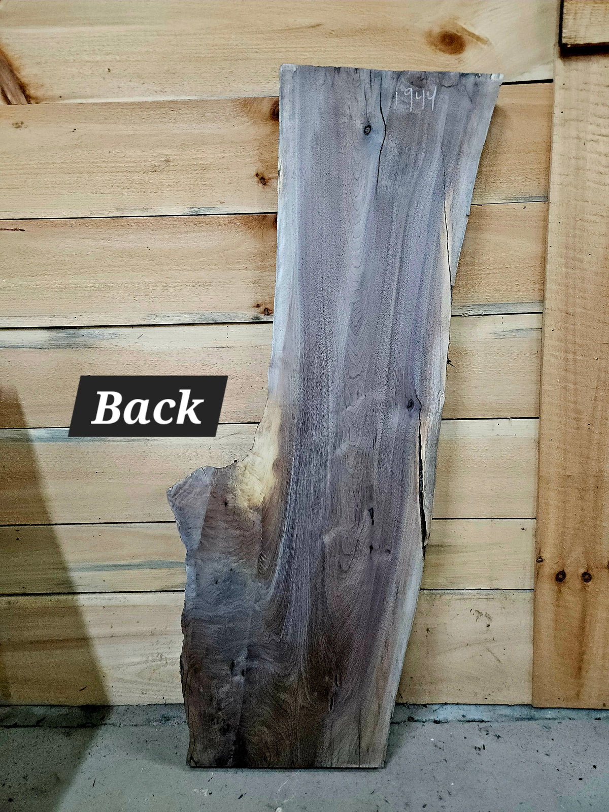 1944 Walnut Live Edge Slab – 49" × 10 - 16" × 7/4" – product image 4