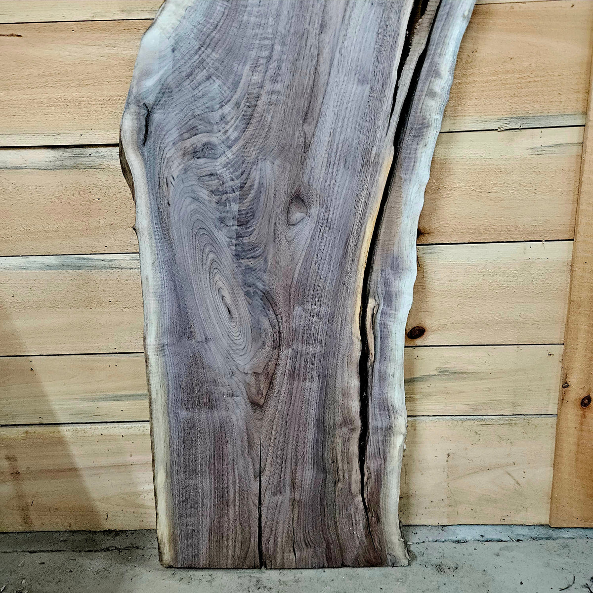2010 Walnut Live Edge Slab – 52" × 19" × 7/4"