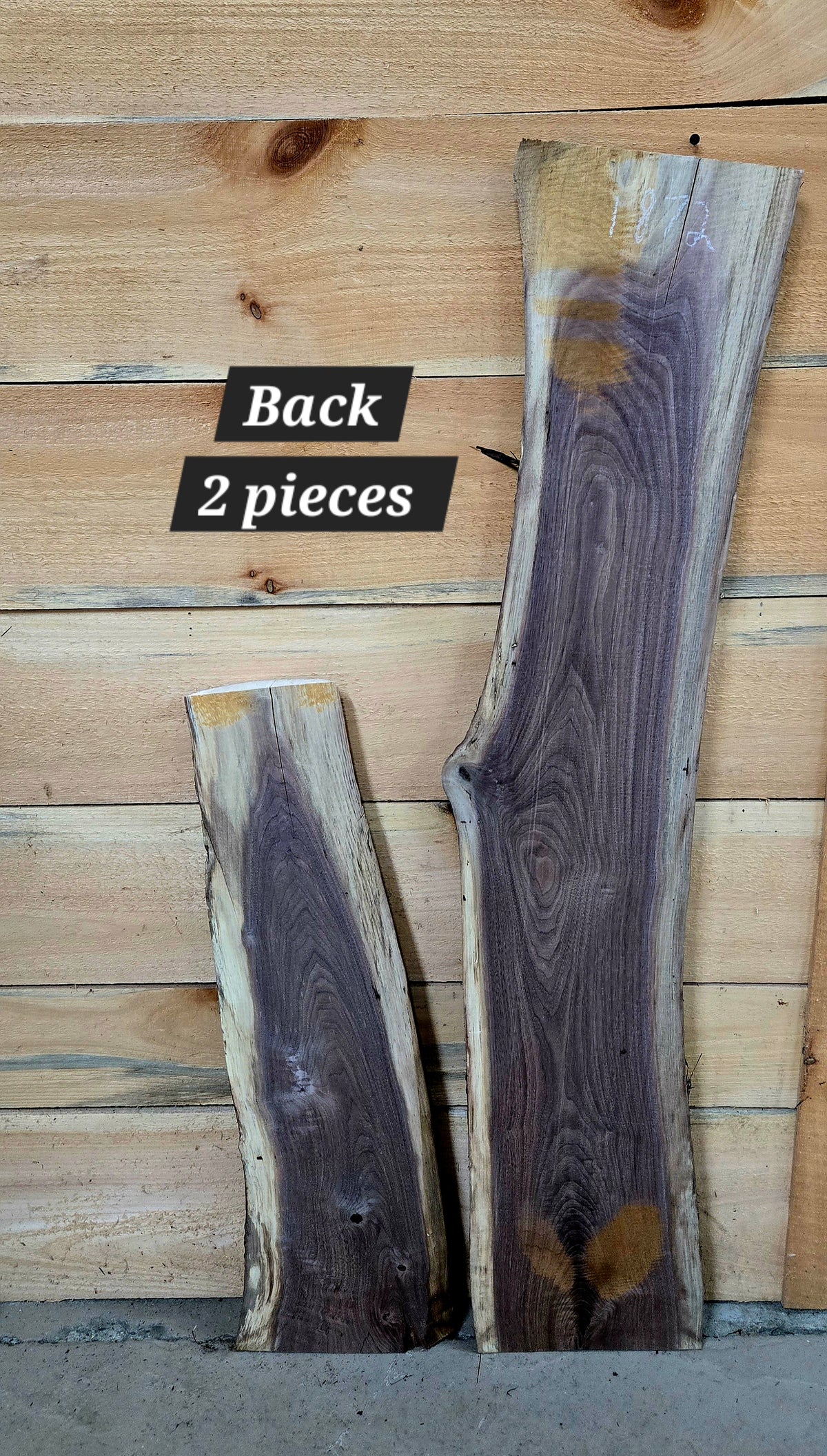 1872 Walnut 2-Piece DIY Wood Bundle, view 2