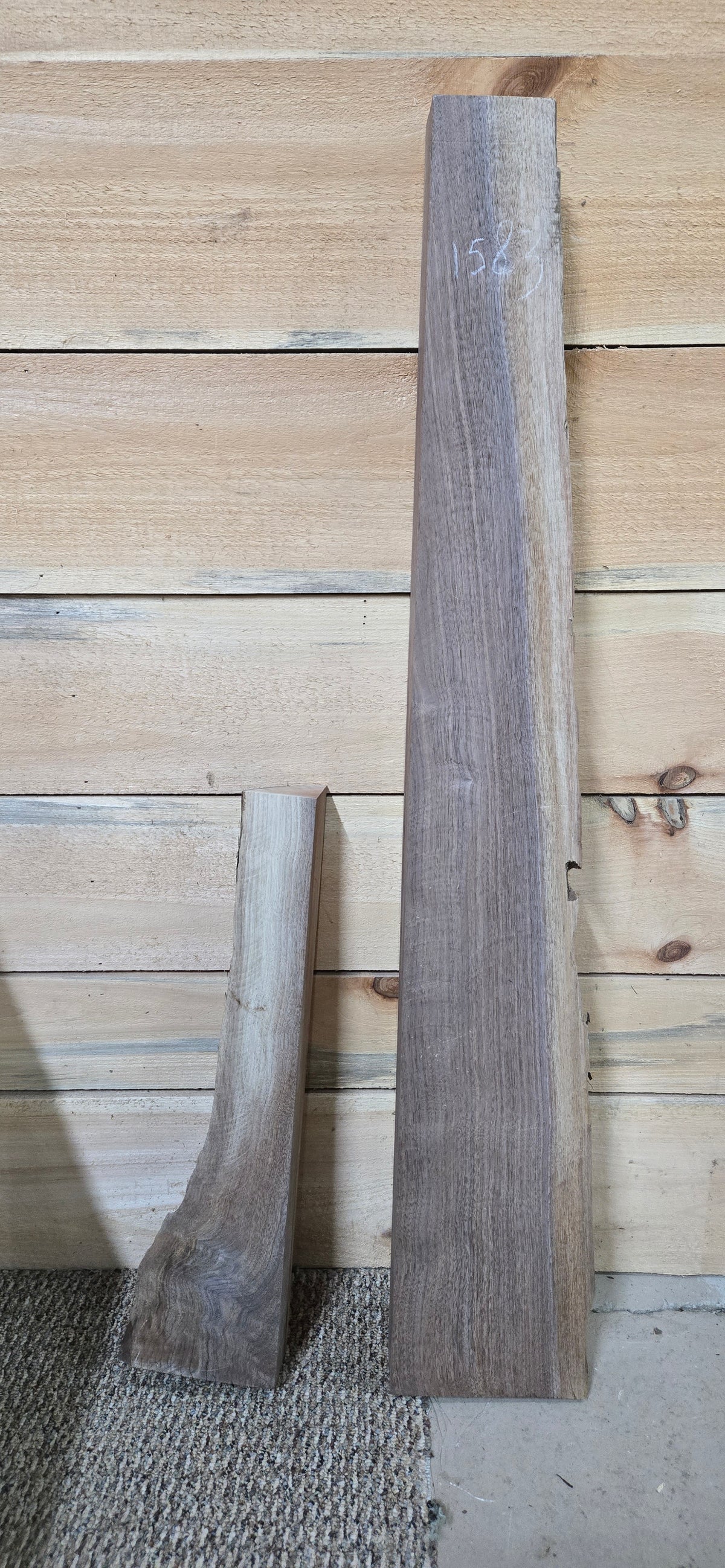 1583 Walnut 2-Piece DIY Wood Bundle, view 2