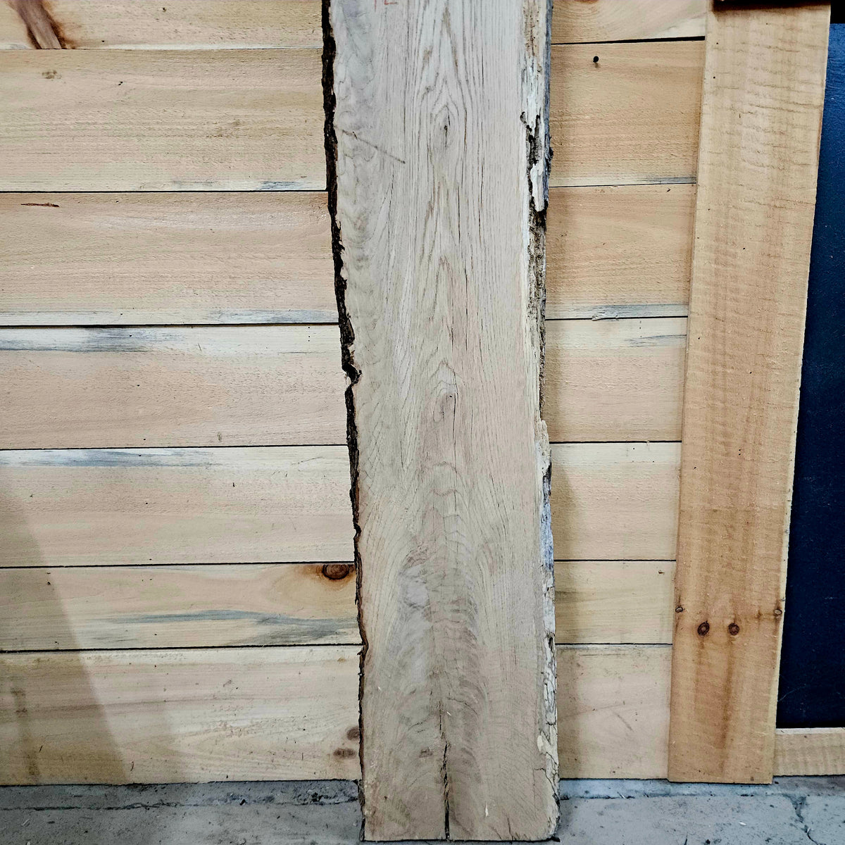 2014 White Oak Live Edge Slab – 83" × 12" × 9/4"