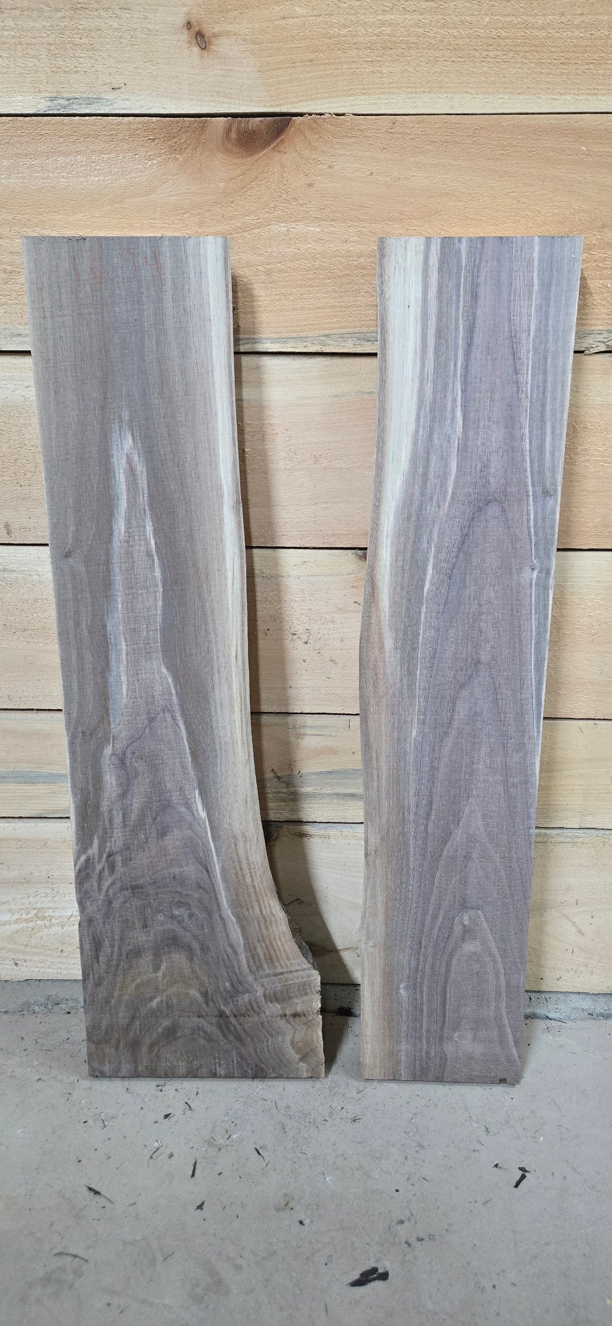1694 Walnut 2-Piece DIY Wood Bundle, view 2
