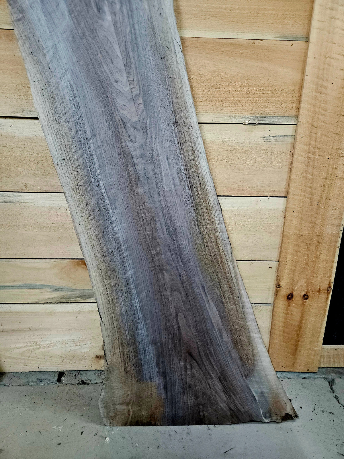 1938 Walnut Live Edge Slab – 53" × 13" × 8/4" – product image 6
