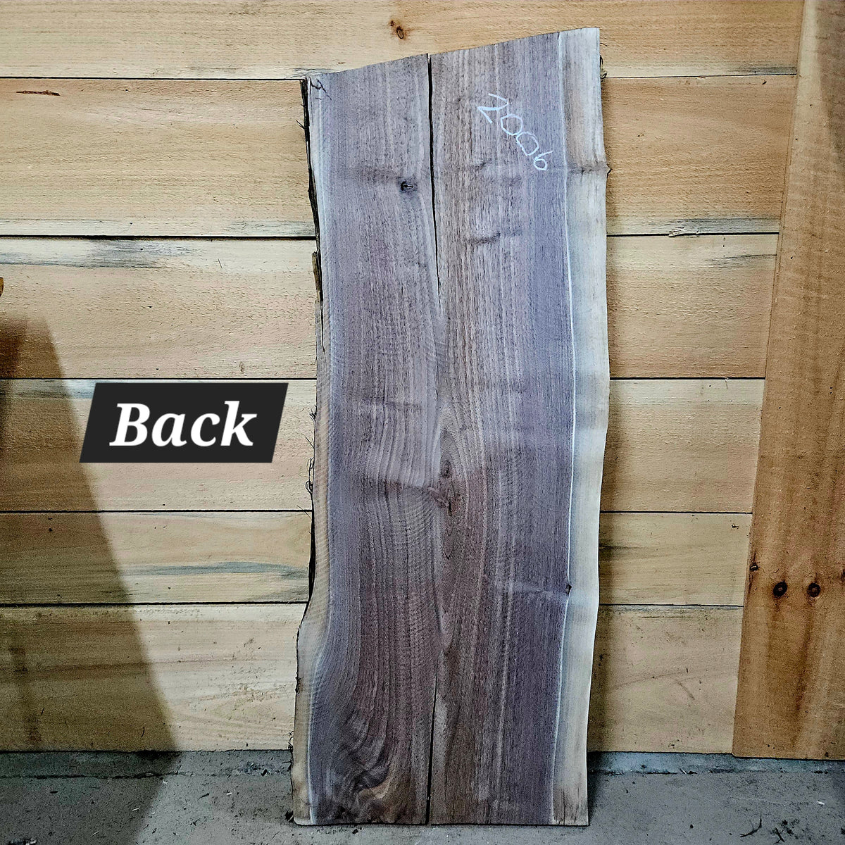 2006 Walnut Live Edge Slab – 41" × 15" × 8/4"