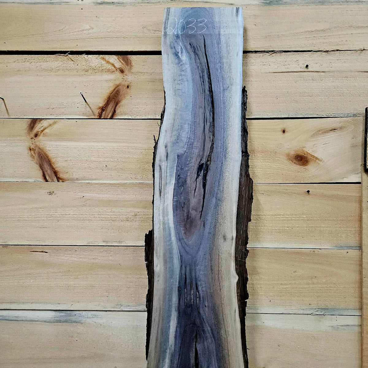 Walnut live edge slab 2033, photo 5 of 6