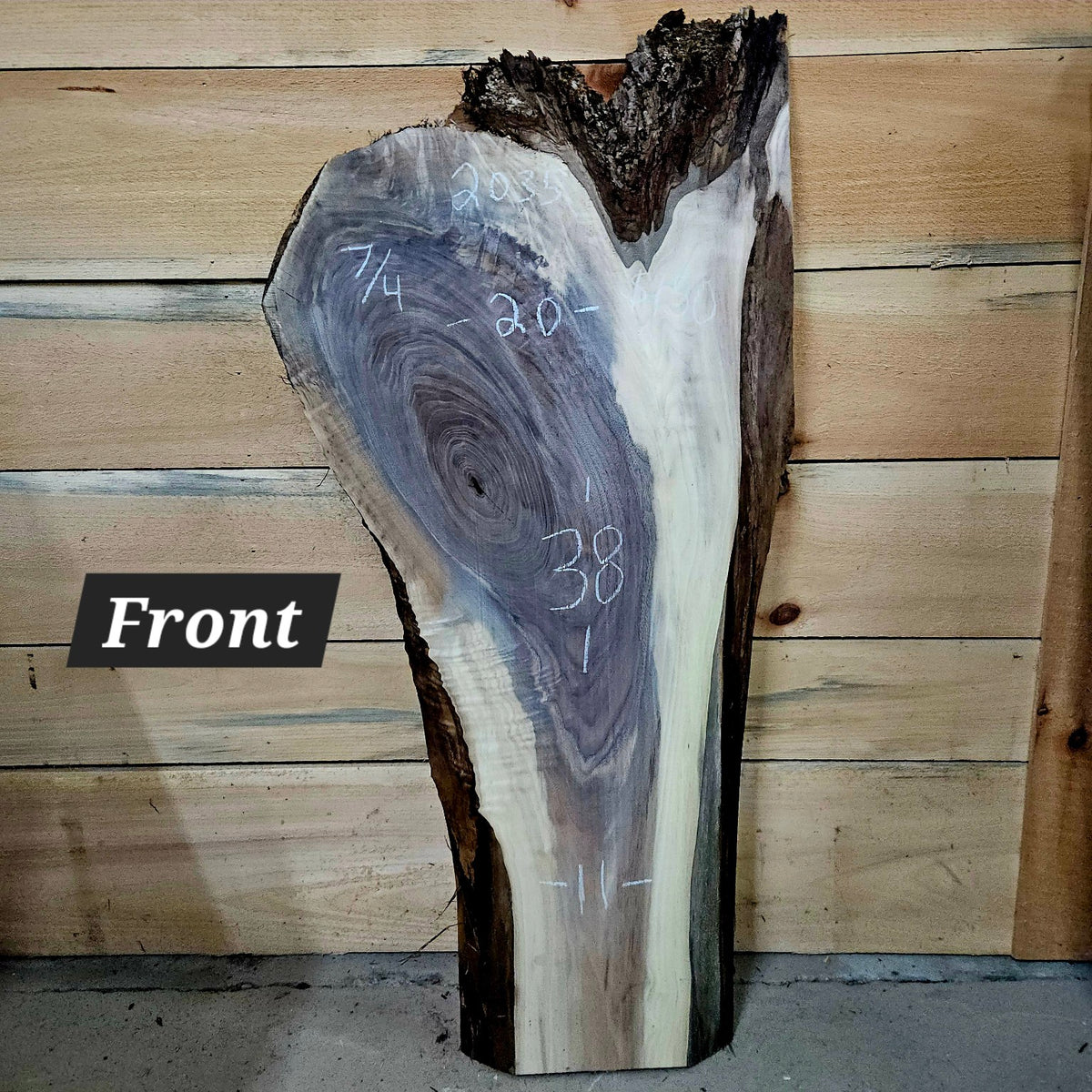 Walnut live edge slab 2035, photo 1 of 3