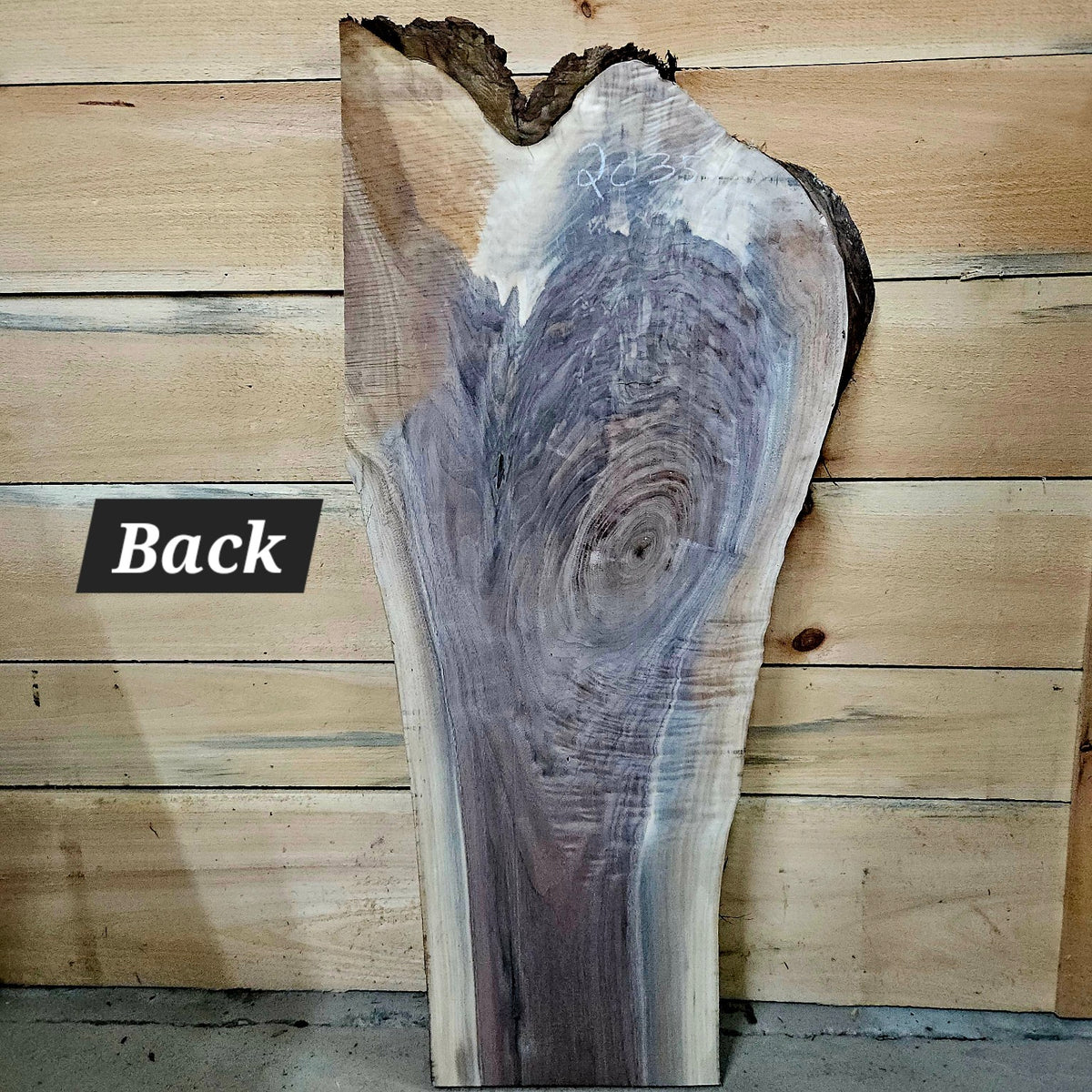 Walnut live edge slab 2035, photo 3 of 3