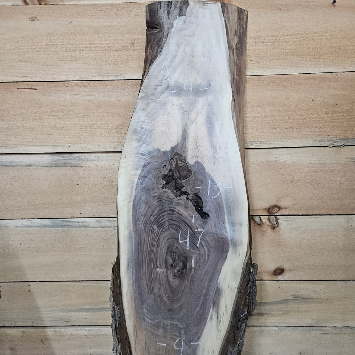 Walnut live edge slab 2037, photo 2 of 4