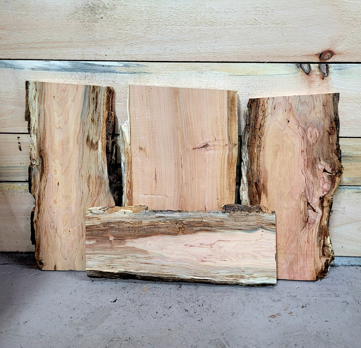 Cherry Charcuterie Board Stock, 4-Piece Box, view 1