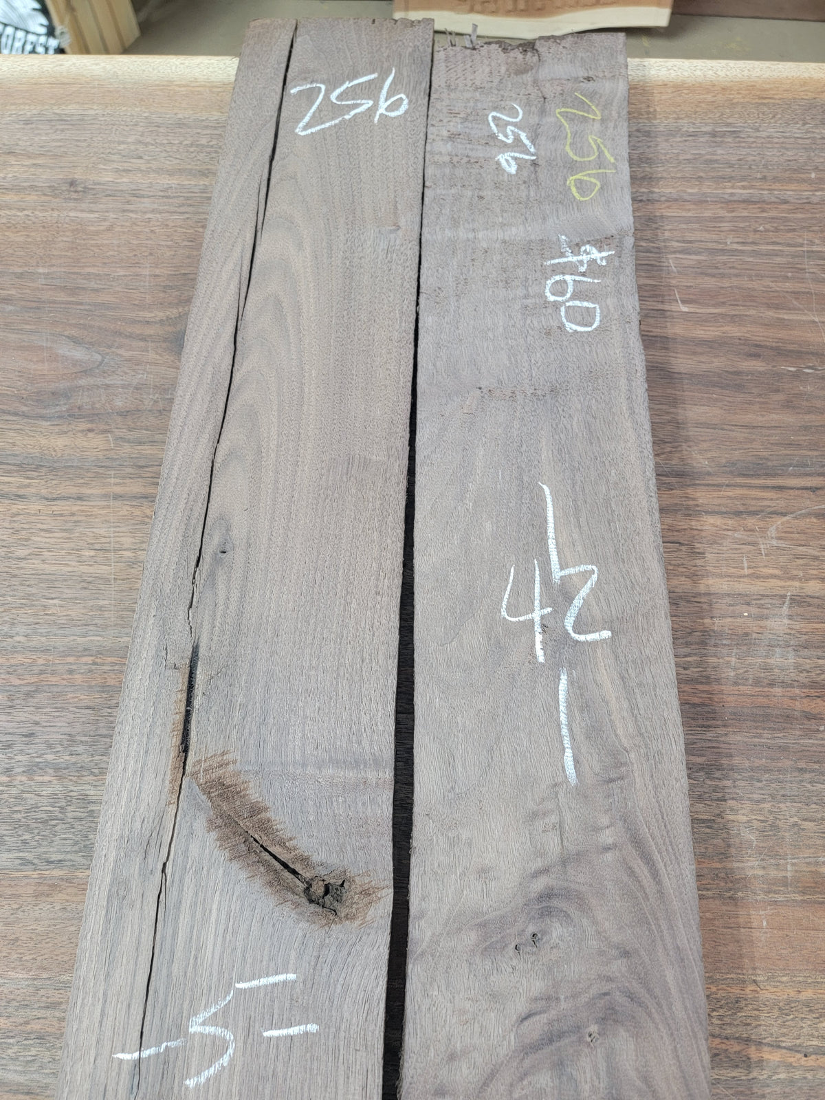 256 Walnut 2-Piece DIY Wood Bundle, view 3