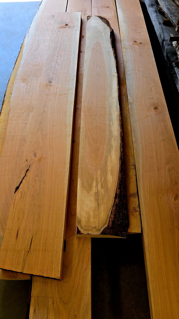 Wild Cherry Lumber and Slabs