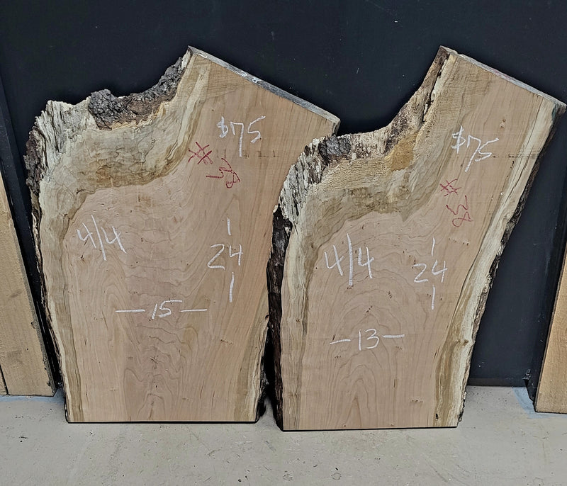 38 Cherry Live Edge Slabs (2 pieces)