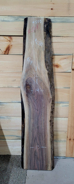 503 Walnut live edge slab