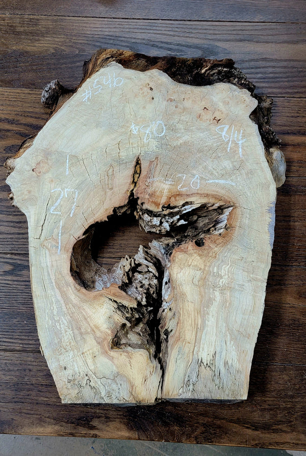 546 Maple live edge slab
