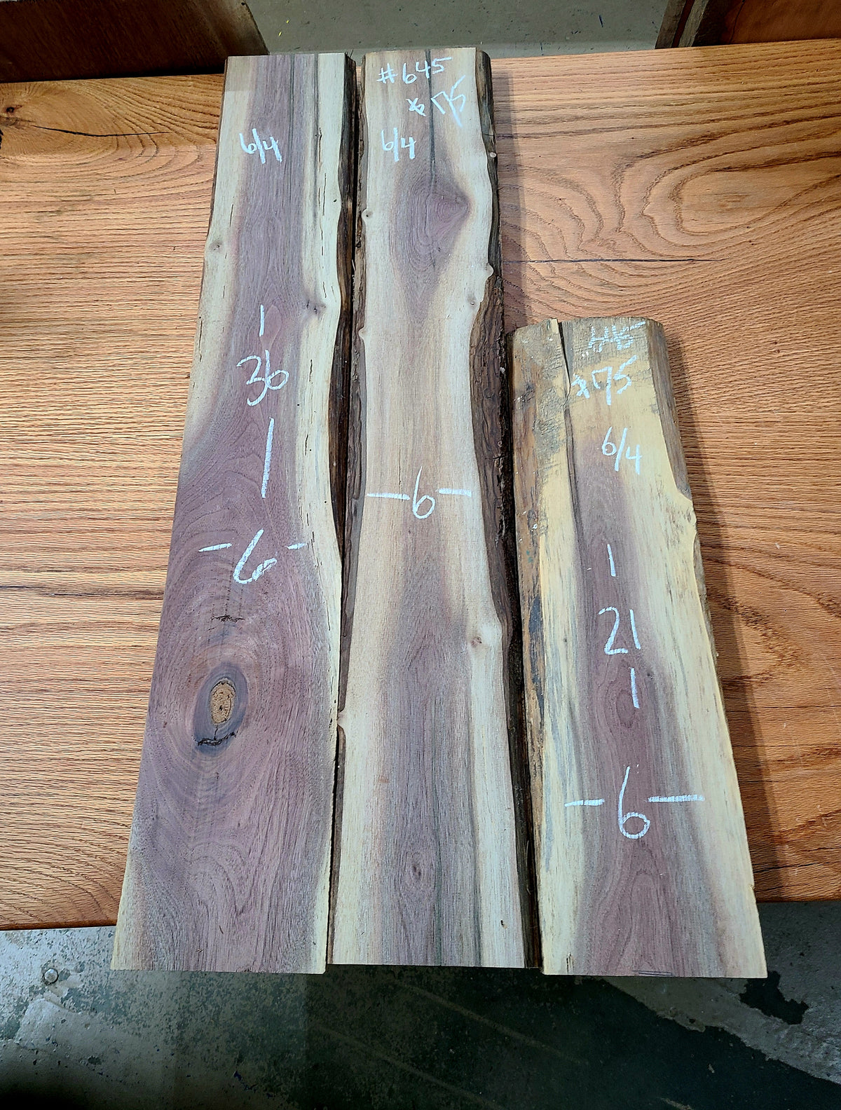 645 Walnut 3-Piece DIY Wood Bundle, view 1