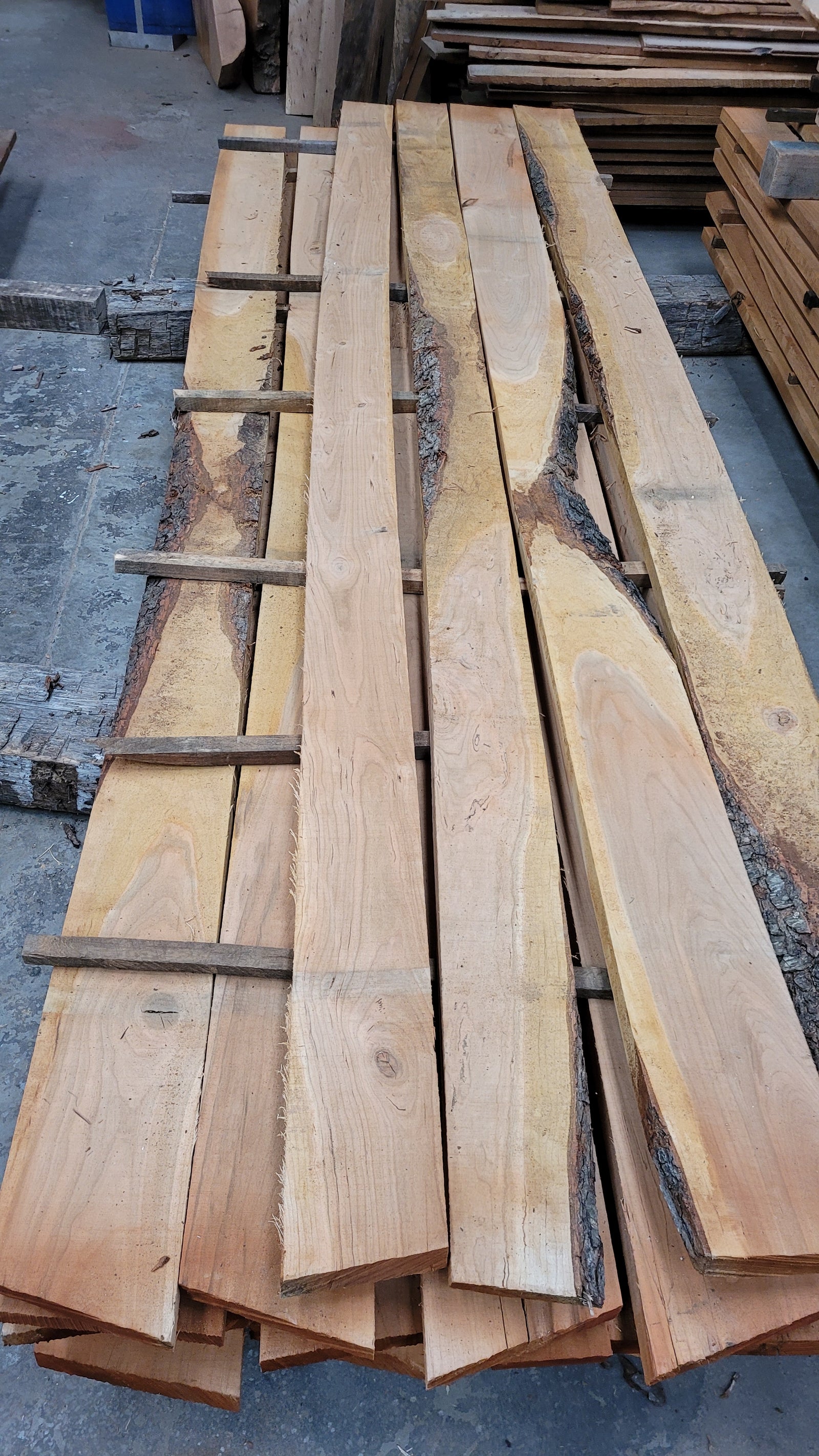 5/4 Cherry Dimensional Lumber – Black Forest Sawmill