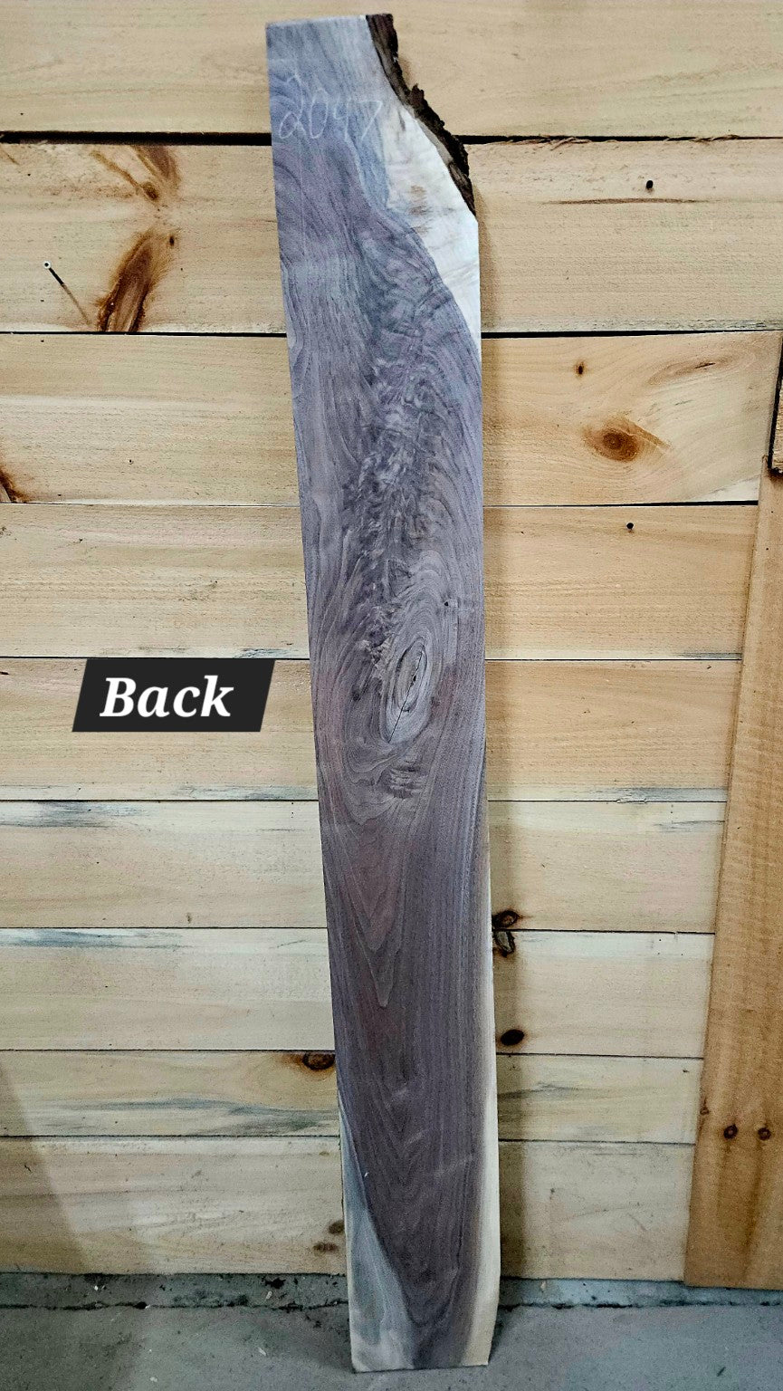 Walnut live edge slab 2047, photo 4