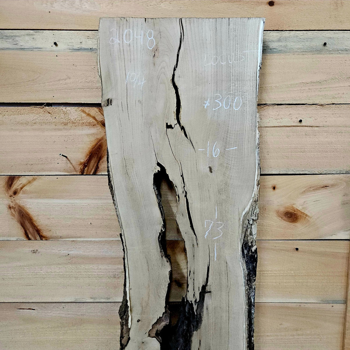 Black Locust live edge slab 2048, photo 2