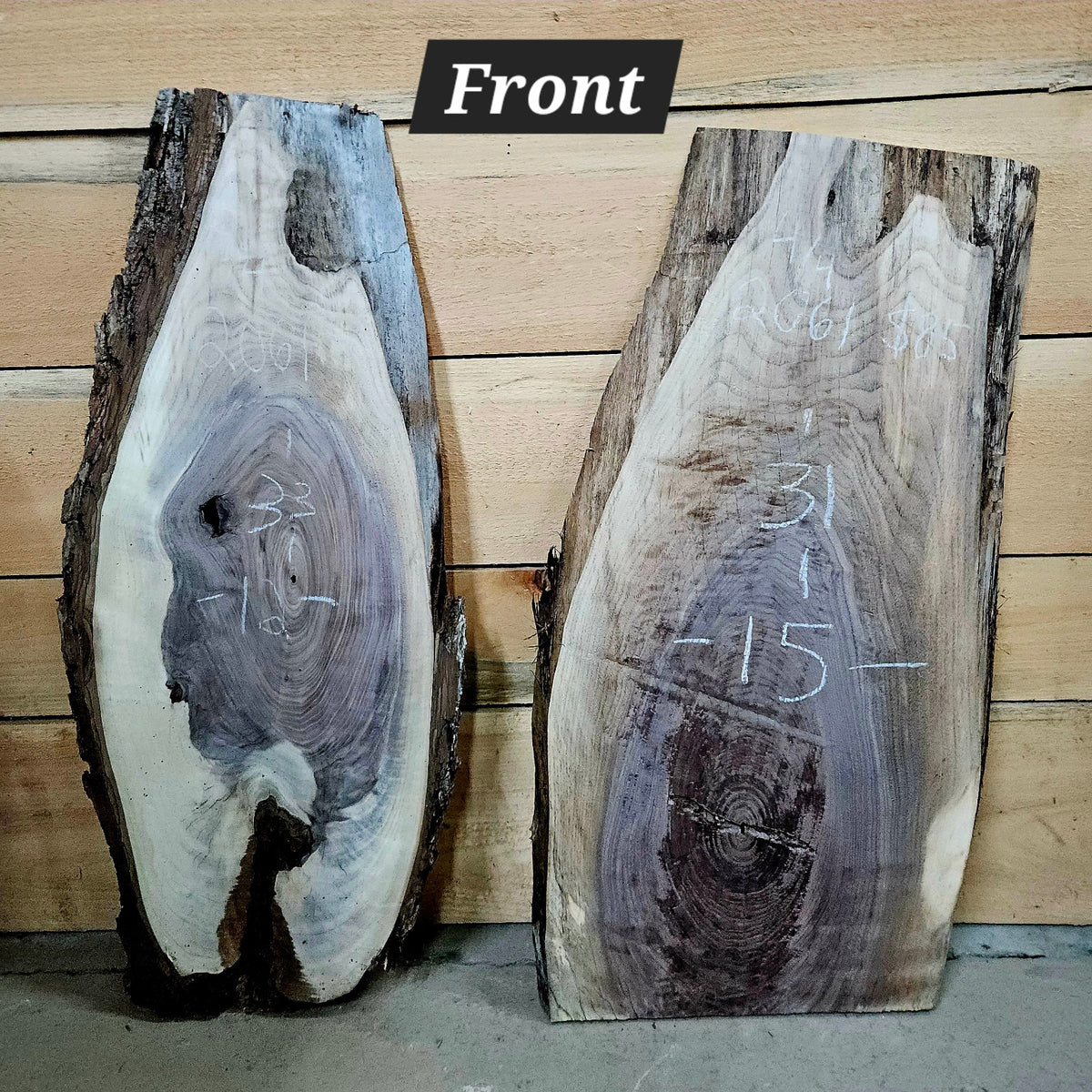 2061 two-piece walnut DIY bundle front