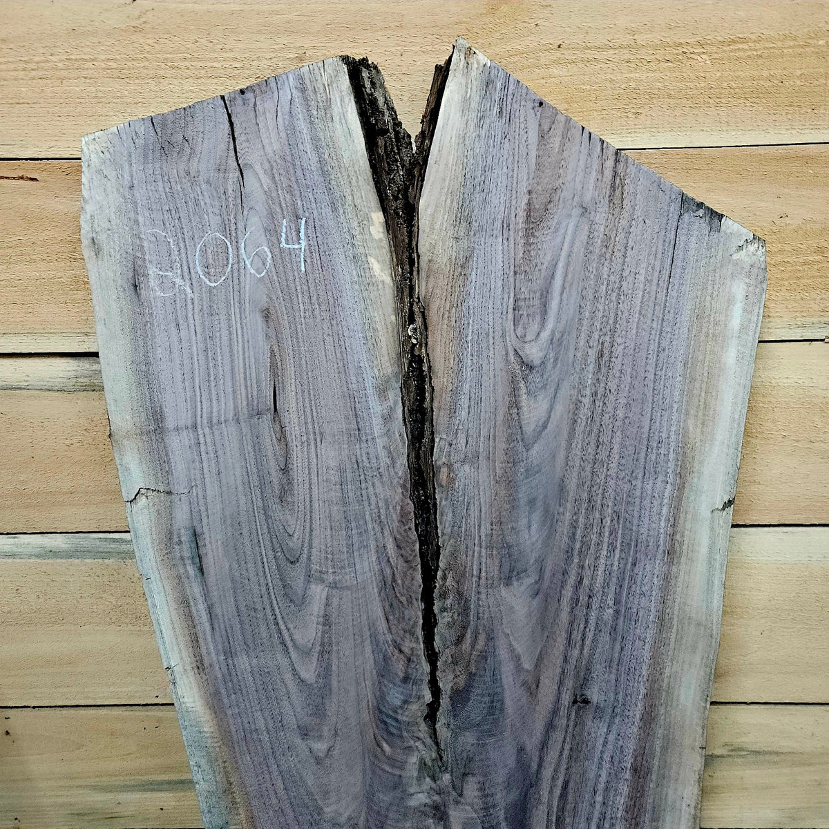 2064 walnut live edge slab back detail