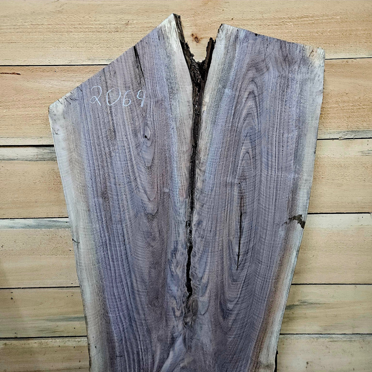 2069 walnut live edge slab back detail