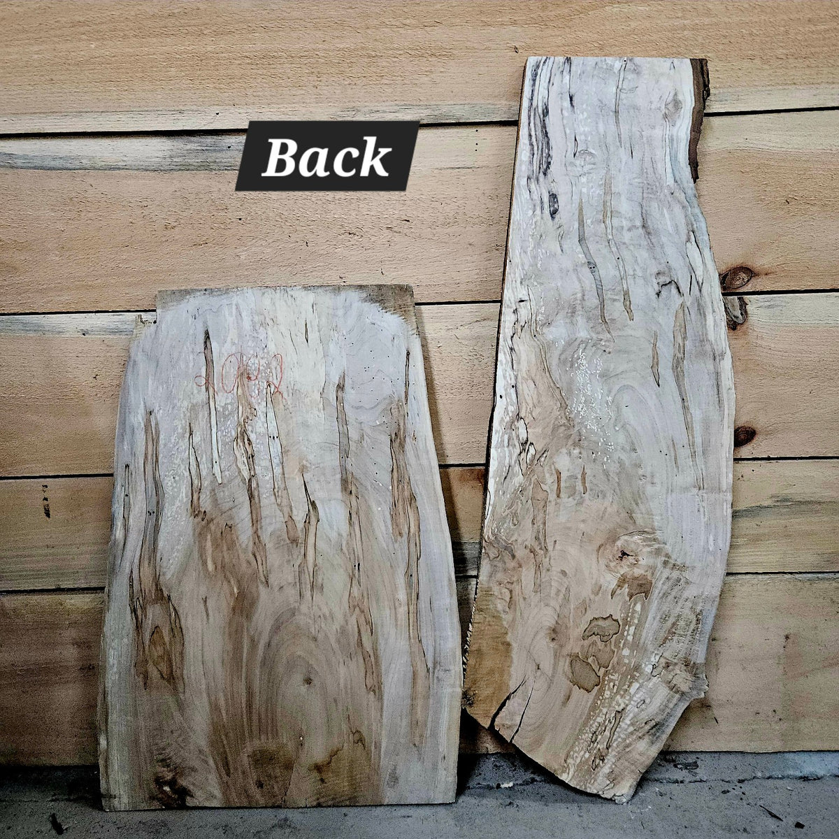 Curly ambrosia maple DIY bundle 2082 back
