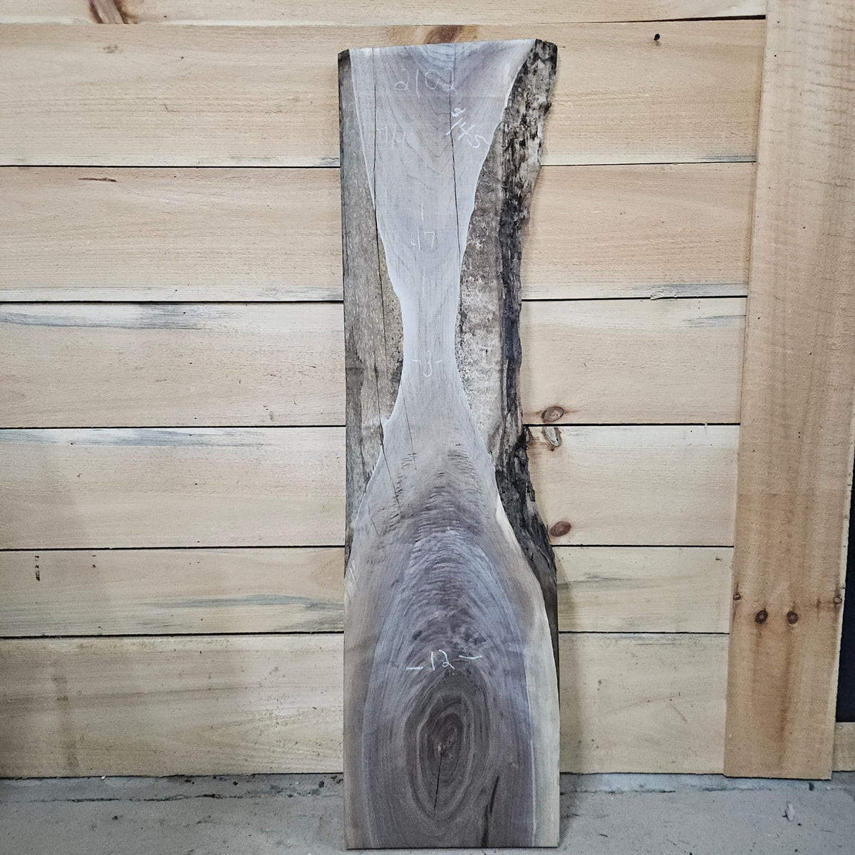 Walnut slab 2102 front