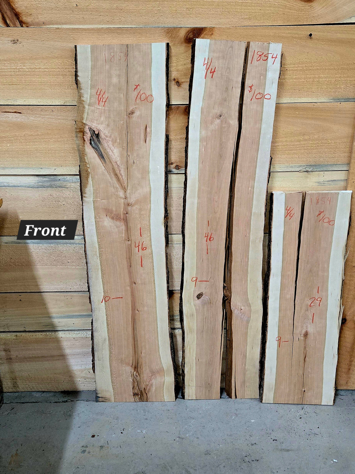 1854 Cherry 3-Piece DIY Wood Bundle, view 1