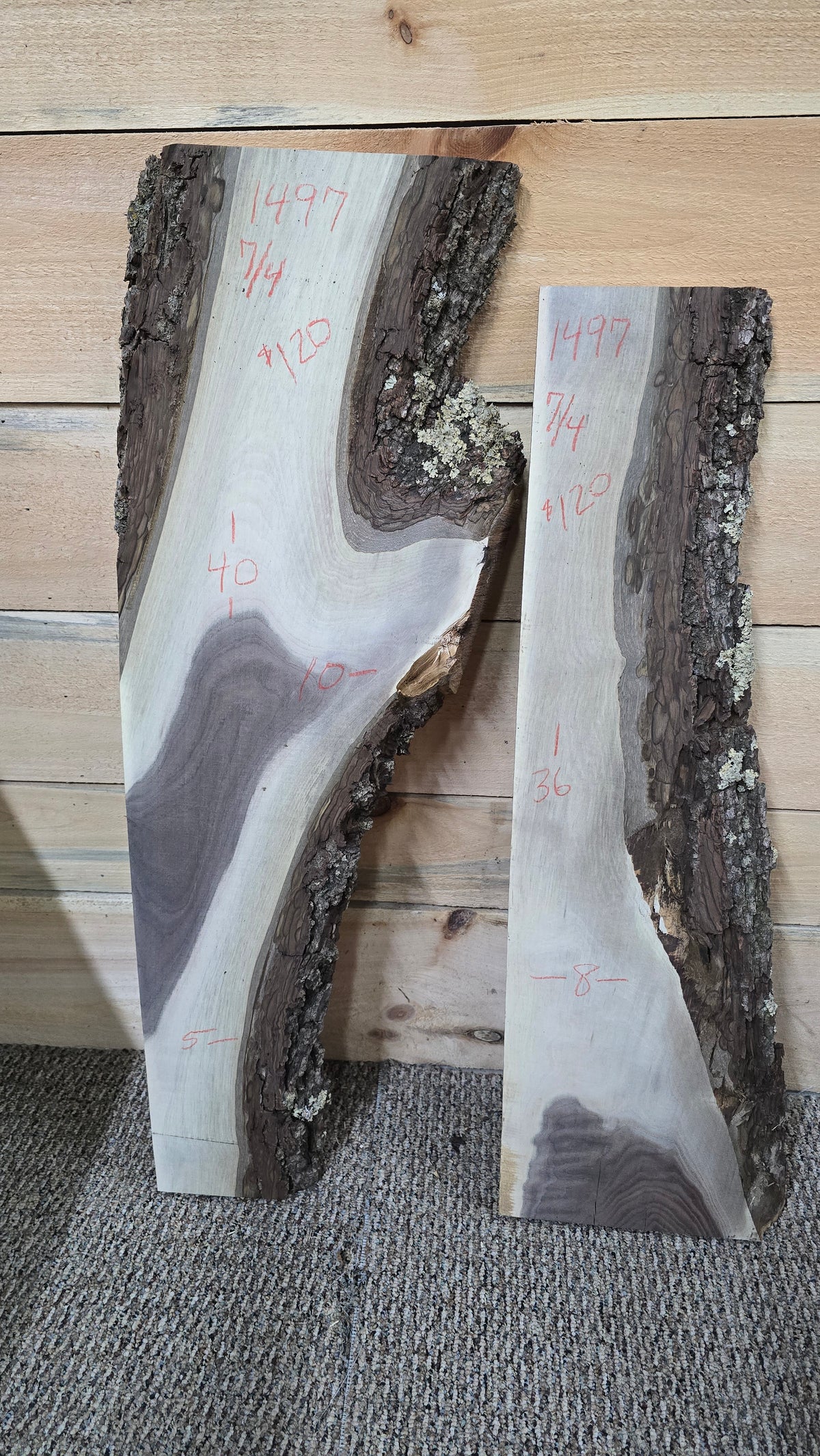 1497 Walnut 2-Piece DIY Wood Bundle, view 1