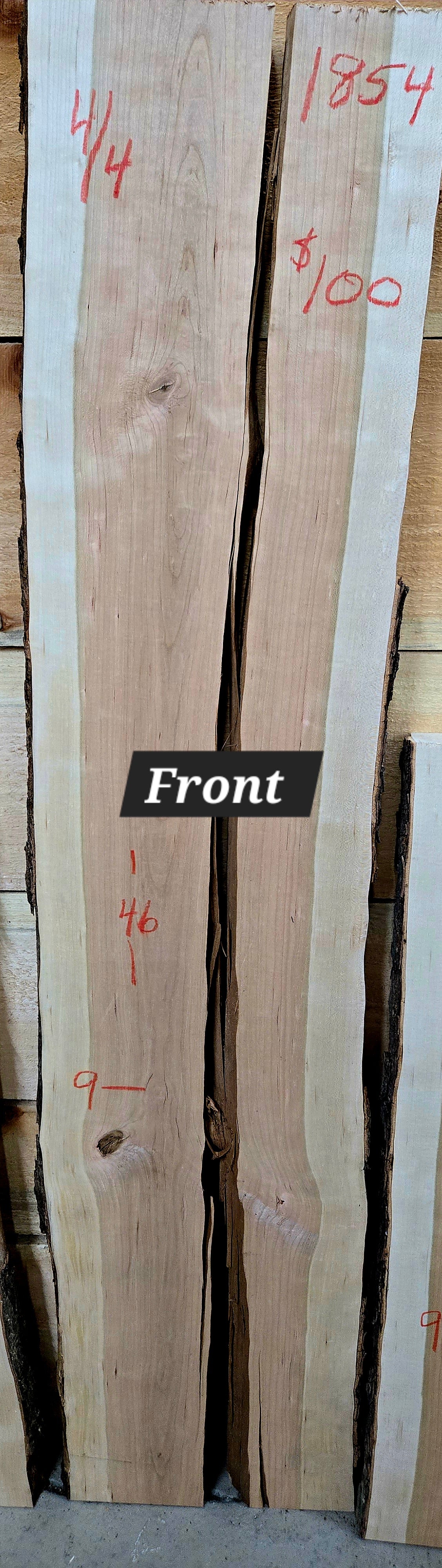 1854 Cherry 3-Piece DIY Wood Bundle, view 3