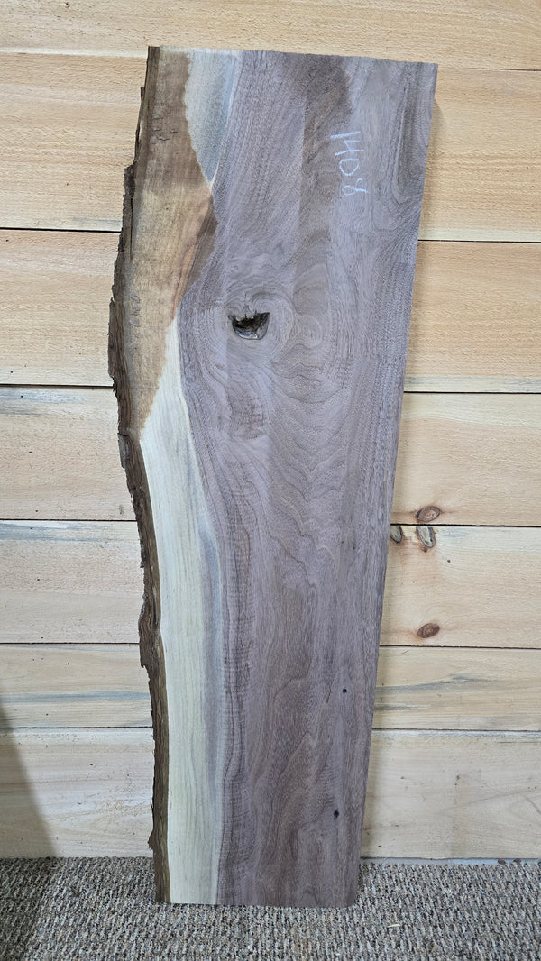 1408 Walnut live edge slab