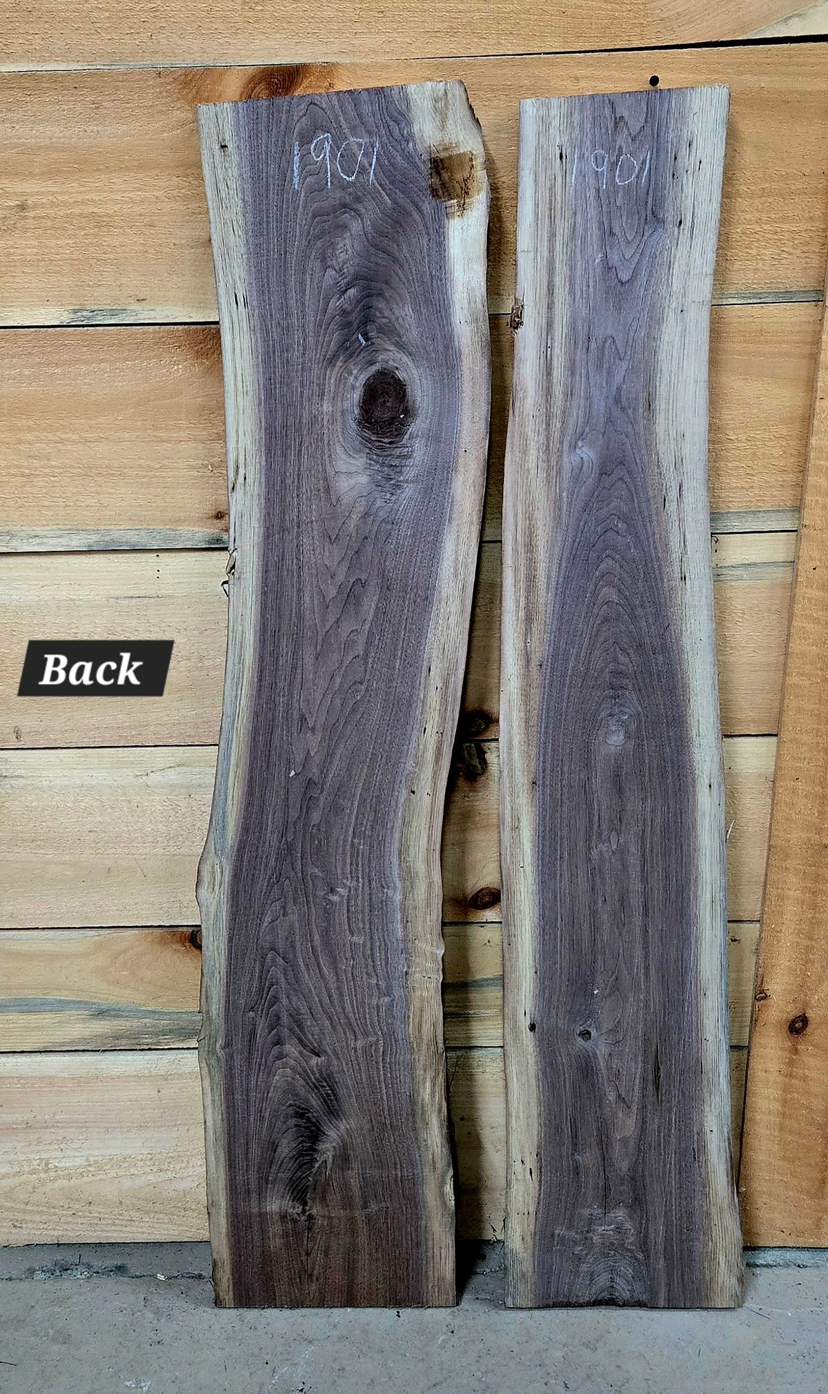 1901 Walnut 2-Piece DIY Wood Bundle