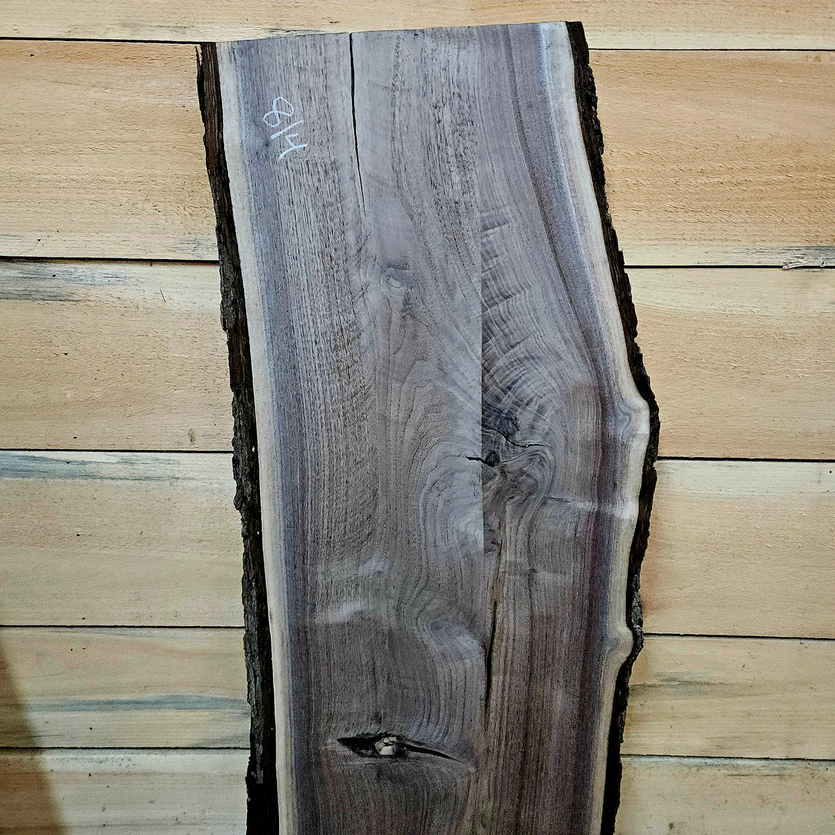 1948 Walnut Live Edge Slab – 40" × 13" × 8/4"