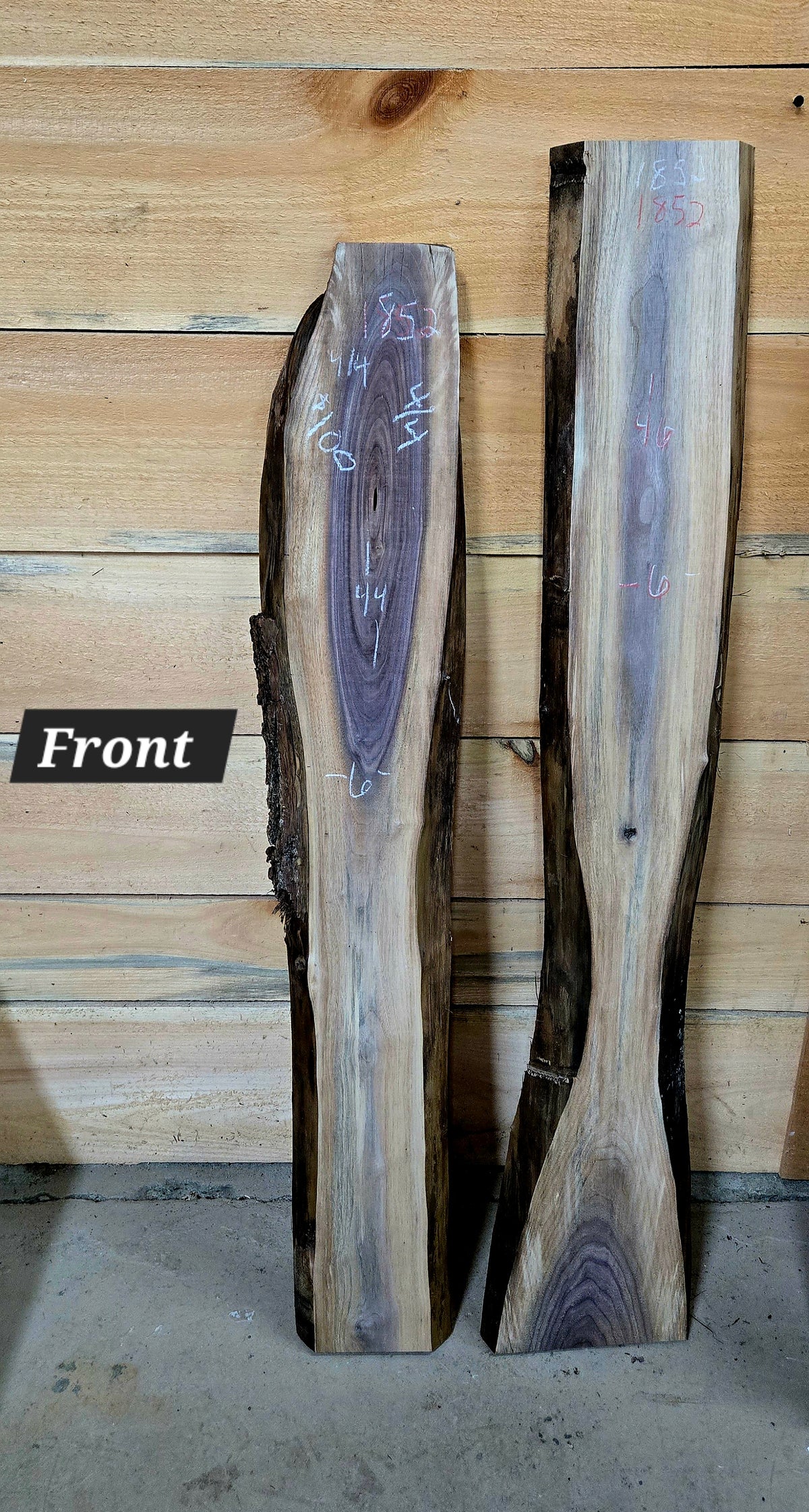 1852 Walnut 2-Piece DIY Wood Bundle, view 1