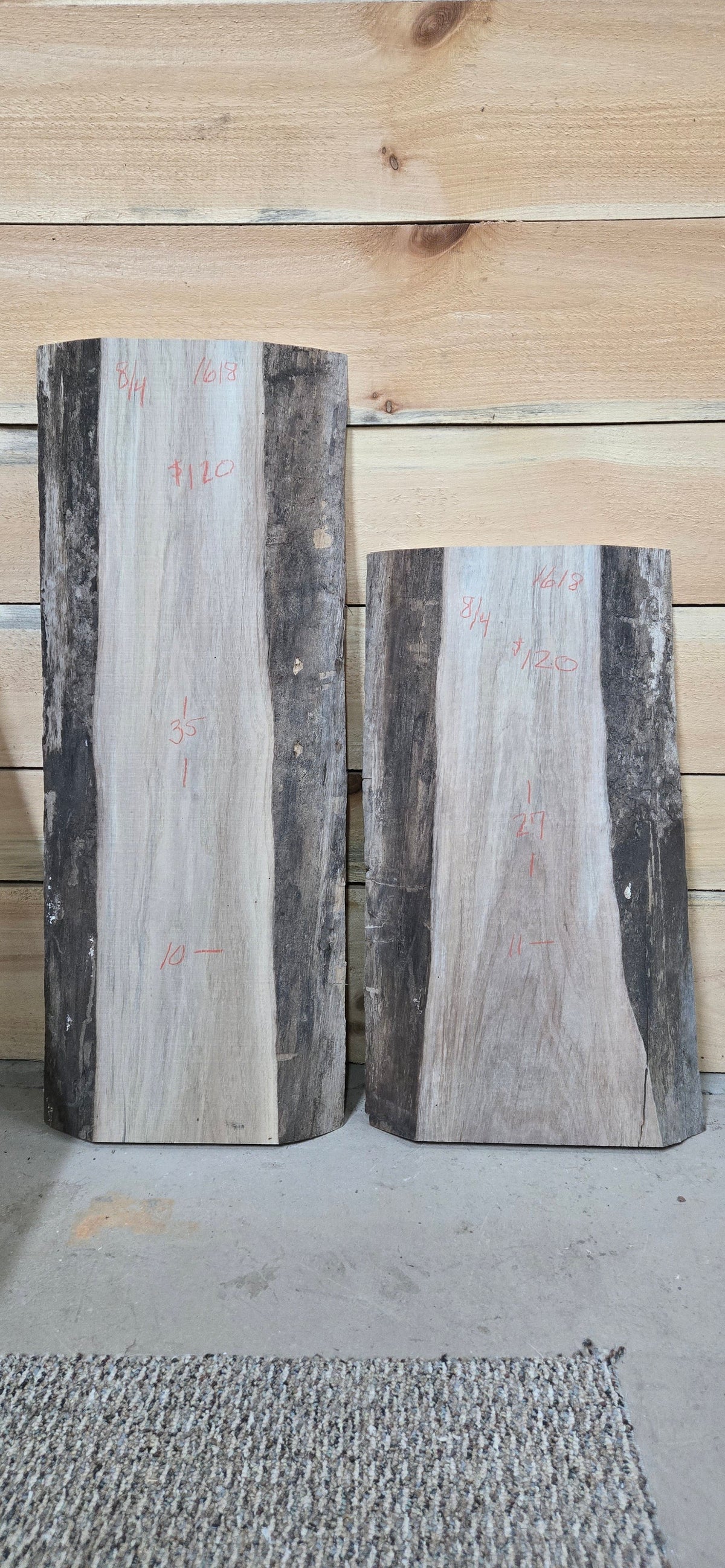 1618 Walnut 2-Piece DIY Wood Bundle, view 1